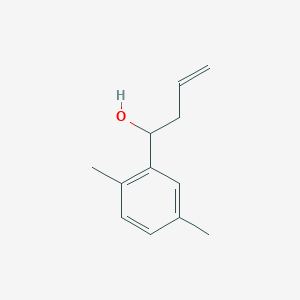 molecular formula C12H16O B7938855 4-(2,5-Dimethylphenyl)-1-buten-4-ol 