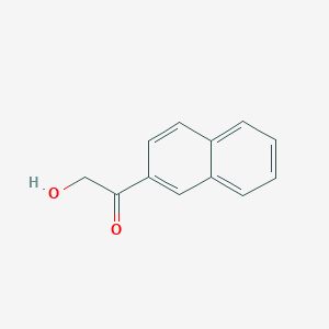 molecular formula C12H10O2 B7938860 2-Hydroxy-1-naphthalen-2-yl-ethanone CAS No. 49801-18-5