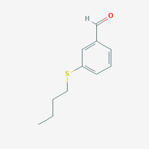 molecular formula C11H14OS B7938864 3-(n-Butylthio)benzaldehyde 
