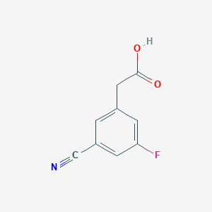 2-(3-Cyano-5-fluorophenyl)acetic acid