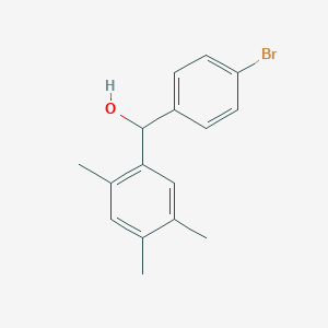 (4-Bromophenyl)(2,4,5-trimethylphenyl)methanol