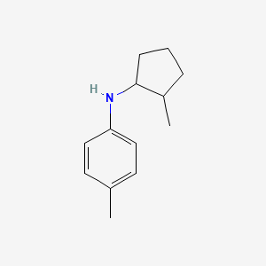 molecular formula C13H19N B7938901 4-methyl-N-(2-methylcyclopentyl)aniline 