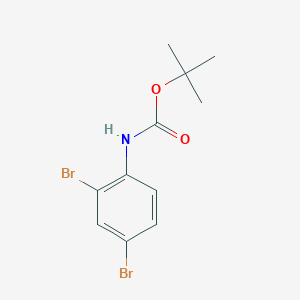 molecular formula C11H13Br2NO2 B7938913 tert-Butyl (2,4-dibromophenyl)carbamate 