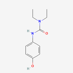 molecular formula C11H16N2O2 B7938978 3,3-Diethyl-1-(4-hydroxyphenyl)urea 