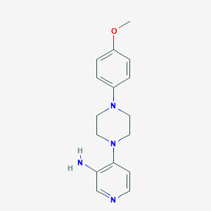B079390 Piperazine, 1-(3-amino-4-pyridyl)-4-(4-methoxyphenyl)- CAS No. 14549-66-7