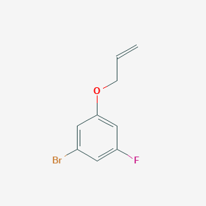 molecular formula C9H8BrFO B7939005 1-Allyloxy-3-bromo-5-fluorobenzene 