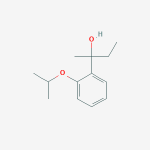 molecular formula C13H20O2 B7939014 2-(2-iso-Propoxyphenyl)-2-butanol 