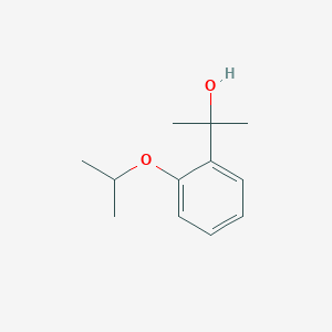 molecular formula C12H18O2 B7939015 2-(2-iso-Propoxyphenyl)-2-propanol 