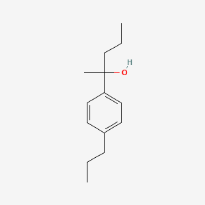 molecular formula C14H22O B7939023 2-(4-n-Propylphenyl)-2-pentanol CAS No. 1443355-44-9