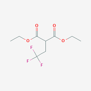 molecular formula C9H13F3O4 B7939048 Diethyl (2,2,2-trifluoroethyl)propanedioate CAS No. 99783-25-2