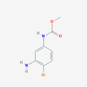 molecular formula C8H9BrN2O2 B7939189 Methyl (3-amino-4-bromophenyl)carbamate 