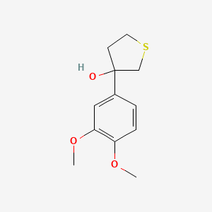 3-(3,4-Dimethoxyphenyl)thiolan-3-ol