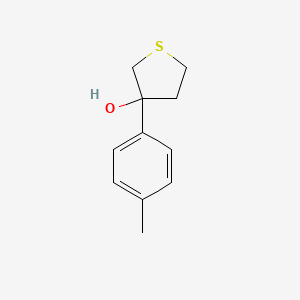 3-(4-Methylphenyl)thiolan-3-ol