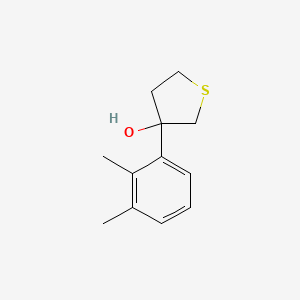 molecular formula C12H16OS B7939291 3-(2,3-Dimethylphenyl)thiolan-3-ol 