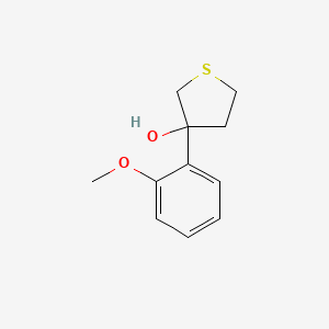 3-(2-Methoxyphenyl)thiolan-3-ol