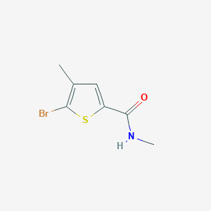 molecular formula C7H8BrNOS B7939381 5-bromo-N,4-dimethylthiophene-2-carboxamide 