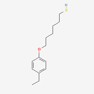molecular formula C14H22OS B7939415 6-(4-Ethylphenoxy)hexane-1-thiol 