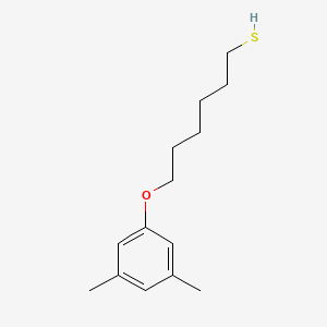 molecular formula C14H22OS B7939428 6-(3,5-Dimethylphenoxy)hexane-1-thiol 