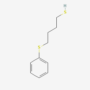molecular formula C10H14S2 B7939485 4-Phenylsulfanylbutane-1-thiol 