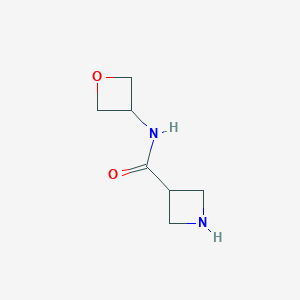 N-(oxetan-3-yl)azetidine-3-carboxamide