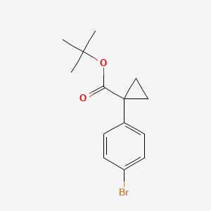 Tert-butyl1-(4-bromophenyl)cyclopropanecarboxylate