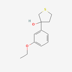 3-(3-Ethoxyphenyl)thiolan-3-ol