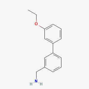[3-(3-Ethoxyphenyl)phenyl]methanamine