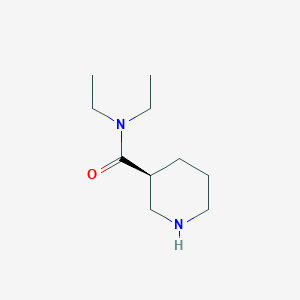 molecular formula C10H20N2O B7939702 (3S)-N,N-diethylpiperidine-3-carboxamide CAS No. 167392-61-2