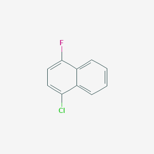 molecular formula C10H6ClF B7939711 1-Chloro-4-fluoronaphthalene 