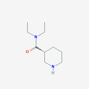 molecular formula C10H20N2O B7939717 (3r)-n,n-Diethylpiperidine-3-carboxamide CAS No. 167392-60-1