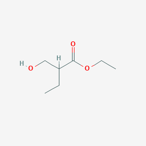molecular formula C7H14O3 B7939724 Ethyl 2-(hydroxymethyl)butanoate 