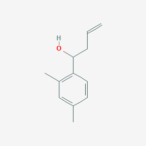 molecular formula C12H16O B7939744 1-(2,4-二甲苯基)丁-3-烯-1-醇 