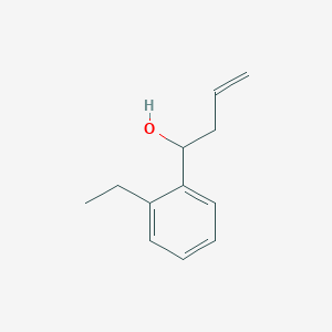 molecular formula C12H16O B7939750 4-(2-Ethylphenyl)-1-buten-4-ol 