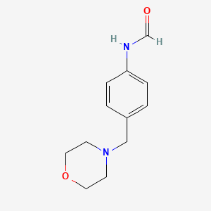 molecular formula C12H16N2O2 B7939753 N-[4-(morpholin-4-ylmethyl)phenyl]formamide 