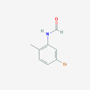 molecular formula C8H8BrNO B7939764 N-(5-bromo-2-methylphenyl)formamide 