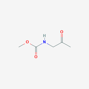 molecular formula C5H9NO3 B7939767 methyl N-(2-oxopropyl)carbamate 