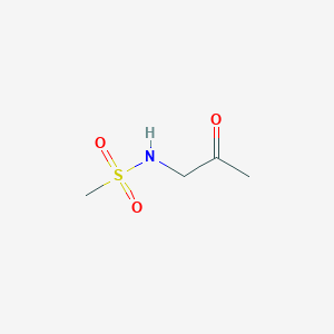 molecular formula C4H9NO3S B7939769 N-(2-oxopropyl)methanesulfonamide 