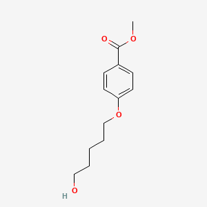 molecular formula C13H18O4 B7939775 Methyl 4-((5-hydroxypentyl)oxy)benzoate 