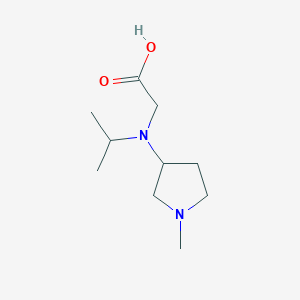 molecular formula C10H20N2O2 B7939784 [Isopropyl-(1-methyl-pyrrolidin-3-yl)-amino]-acetic acid 