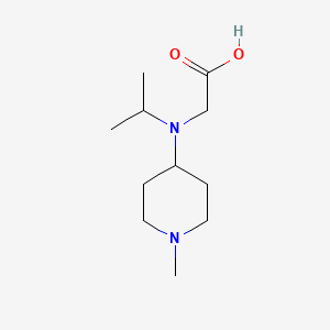 molecular formula C11H22N2O2 B7939785 [Isopropyl-(1-methyl-piperidin-4-yl)-amino]-acetic acid 