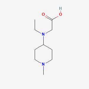 molecular formula C10H20N2O2 B7939802 [Ethyl-(1-methyl-piperidin-4-yl)-amino]-acetic acid 