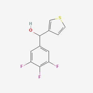 molecular formula C11H7F3OS B7939823 3-Thienyl-(3,4,5-trifluorophenyl)methanol 