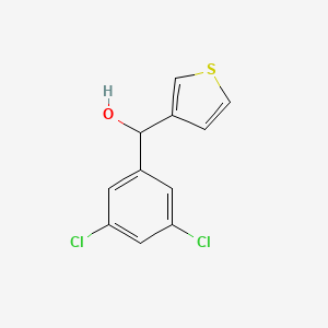 molecular formula C11H8Cl2OS B7939834 (3,5-Dichlorophenyl)(thiophen-3-yl)methanol 