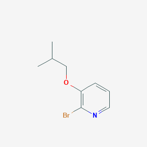 molecular formula C9H12BrNO B7939845 2-Bromo-3-isobutoxypyridine 