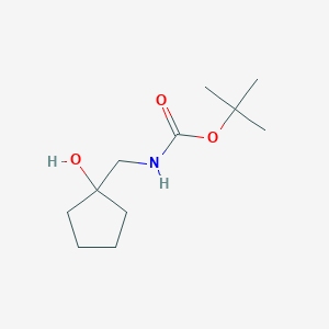 molecular formula C11H21NO3 B7939860 1-[(Boc-amino)methyl]cyclopentanol 