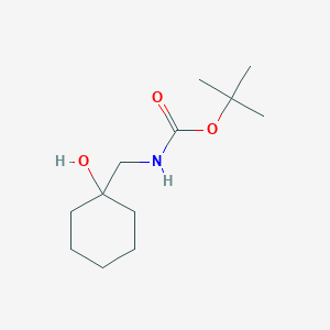 molecular formula C12H23NO3 B7939868 1-(Boc-aminomethyl)-1-hydroxycyclohexane CAS No. 223763-92-6