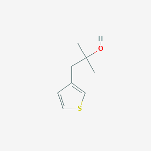 molecular formula C8H12OS B7939889 2-Methyl-1-thiophen-3-yl-propan-2-ol 