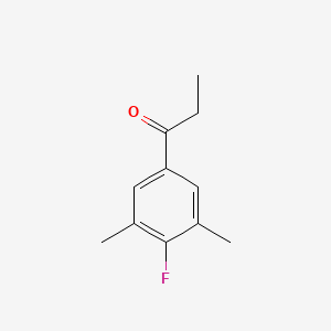 molecular formula C11H13FO B7940002 4'-Fluoro-3',5'-dimethylpropiophenone 