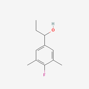 molecular formula C11H15FO B7940009 1-(4-Fluoro-3,5-dimethylphenyl)-1-propanol 