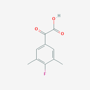 molecular formula C10H9FO3 B7940027 (4-Fluoro-3,5-dimethylphenyl)oxoacetic acid 